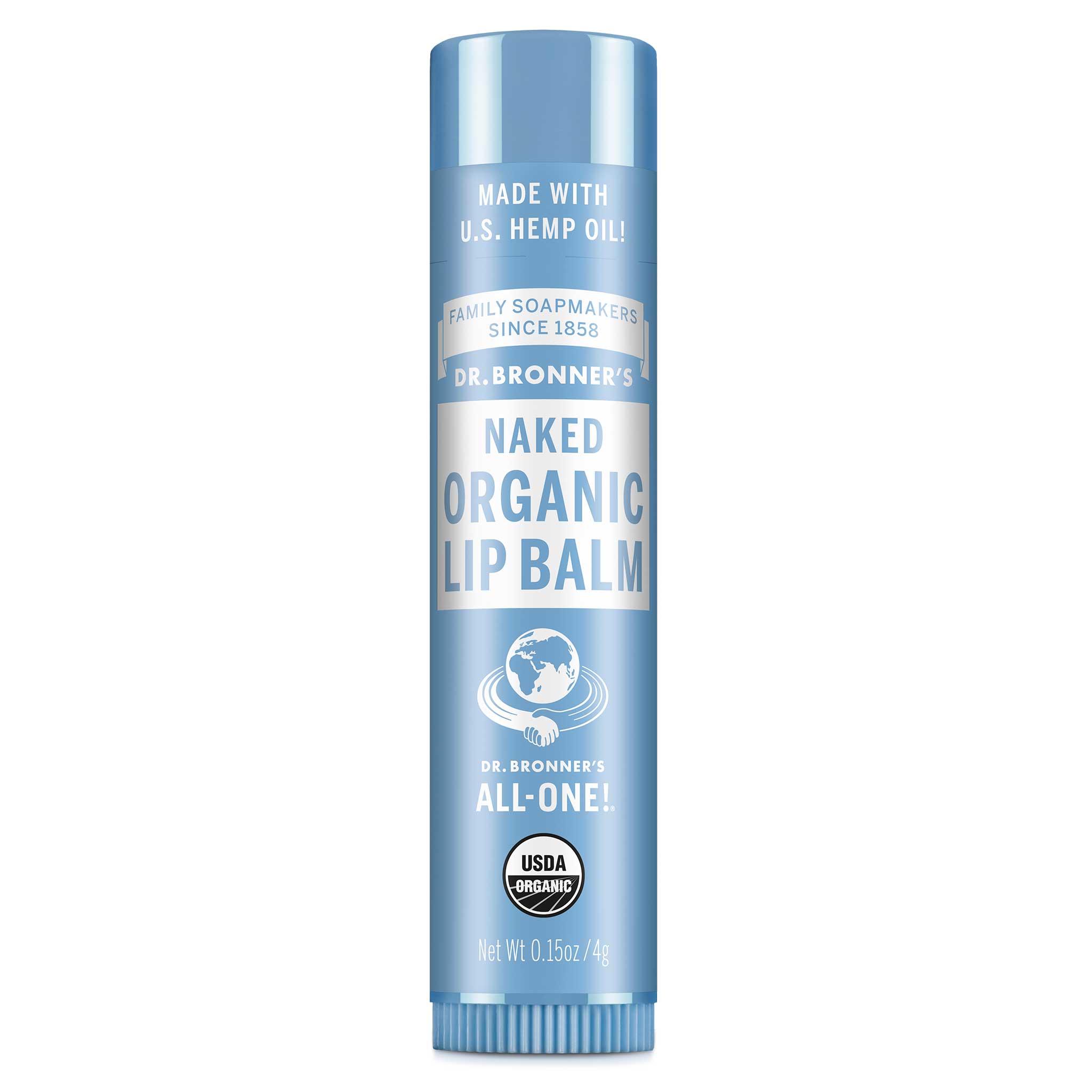 dr-bronners-organic-lip-balm-0p15oz-naked-1 Naked Unscented - Organic Lip Balms - Image 1